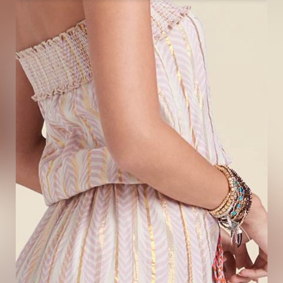 Venus Embroidery Tiered Long Maxi Tube Top Dress - Picture 6 of 9